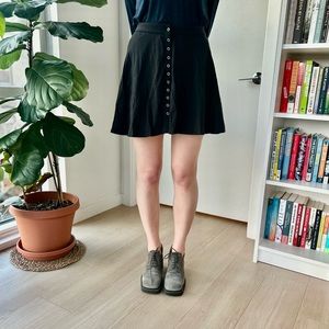 Comfy Black Mini Skirt Size Medium